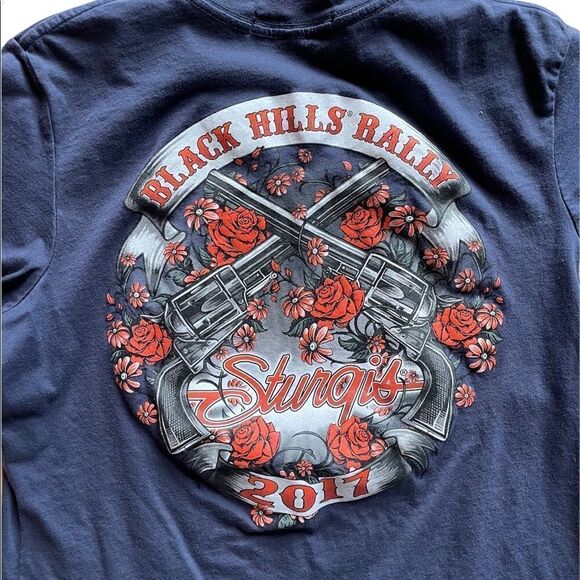 STURGIS Black Hills Rally 2017 T-Shirt Size XL - Picture 5 of 7